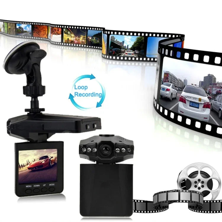 Enregistreur Vidéo Haute Définition Écran 2,5 pouces, 6 LED, Format Vidéo AVI, Support Carte SD, Fonction Enregistrement en Boucle (Schéma Generalplus), 2,5 pouces