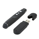 Télécommande de Présentation Multimédia PP-1000 Pointeur PowerPoint 2,4 GHz RF avec Pointeur Laser et Récepteur USB