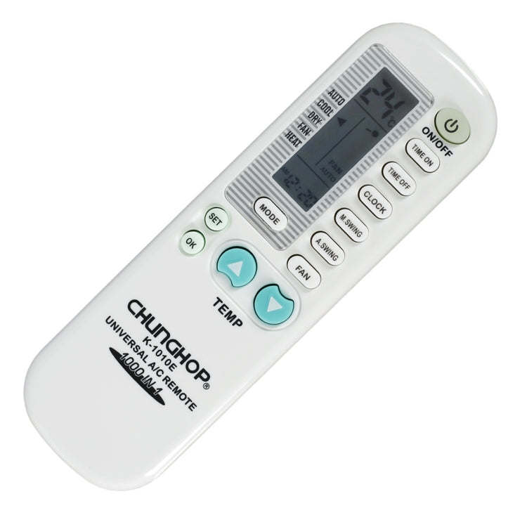 Télécommande universelle pour climatisation Chunghop (K-1010E), K-1010E