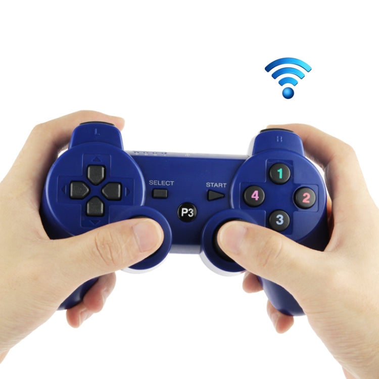 Manette sans fil Double Shock III pour Sony PS3, avec fonction vibration (logo inclus).