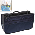 Trousse de Toilette Épaissie Portable Multifonction avec Double Fermeture Éclair, Sac de Rangement Intérieur