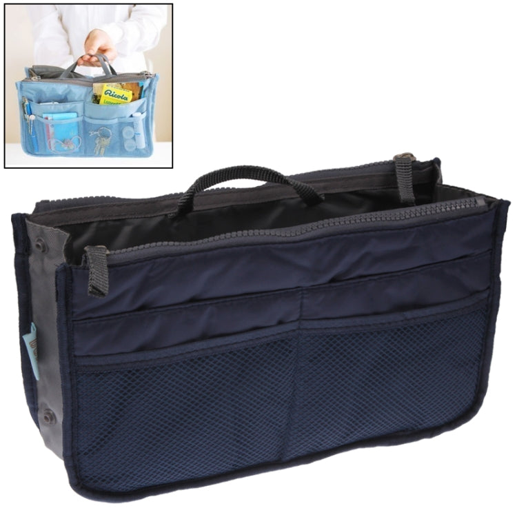 Trousse de Toilette Épaissie Portable Multifonction avec Double Fermeture Éclair, Sac de Rangement Intérieur