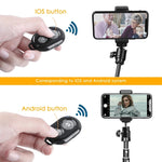 Déclencheur à distance Bluetooth 3.0 universel BRCMCOM Chip pour appareil photo, retardateur, vert, jaune, blanc, noir, bleu, rouge