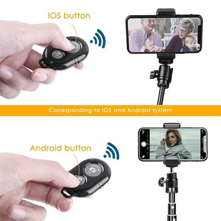 Déclencheur à distance Bluetooth 3.0 universel BRCMCOM Chip pour appareil photo, retardateur, vert, jaune, blanc, noir, bleu, rouge