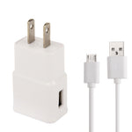 Câble de synchronisation USB Micro 5 broches + chargeur de voyage prise US