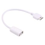 Câble adaptateur convertisseur OTG Micro USB 3.0 mâle vers USB 2.0 femelle 21 cm