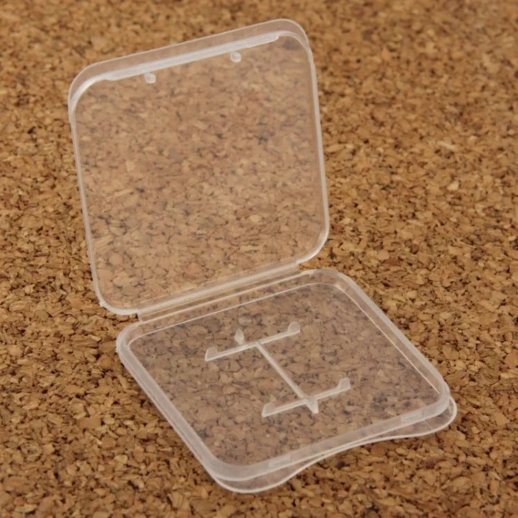 100 boîtes de rangement transparentes en plastique pour cartes Micro SD (cartes TF), cartes TF