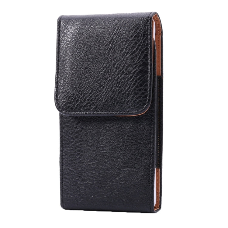 Litchi Texture Vertical Style Waist Bag for iPhone 6s Plus / iPhone 6 Plus & Galaxy Note 8 / Note 5 / Note 4 / Note III / S6 Edge Plus