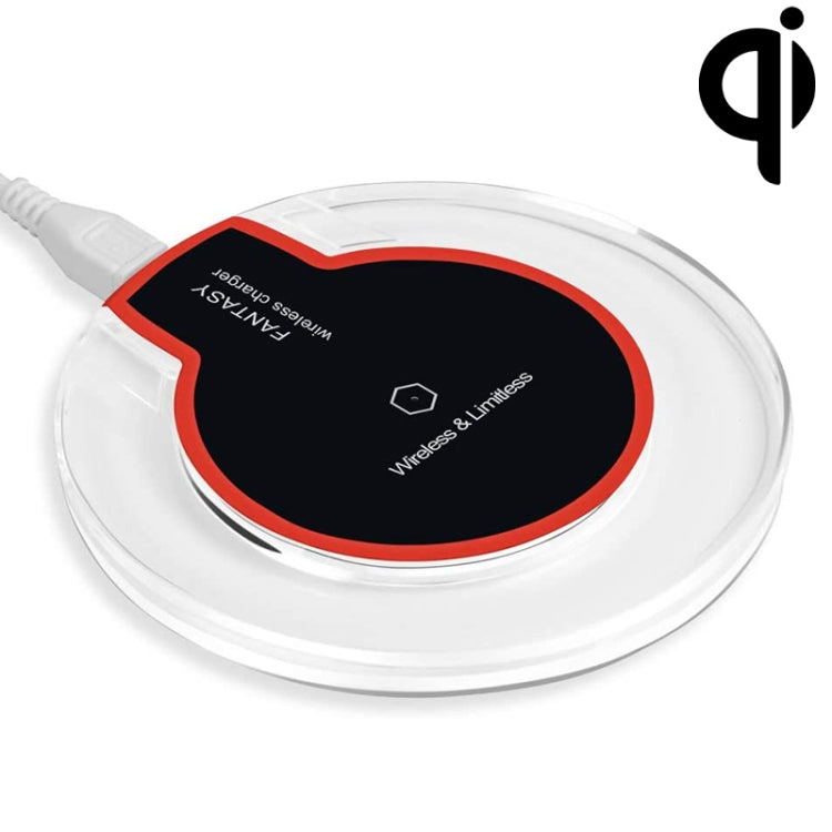 Chargeur sans fil Qi standard FANTASY, FANTASY Noir