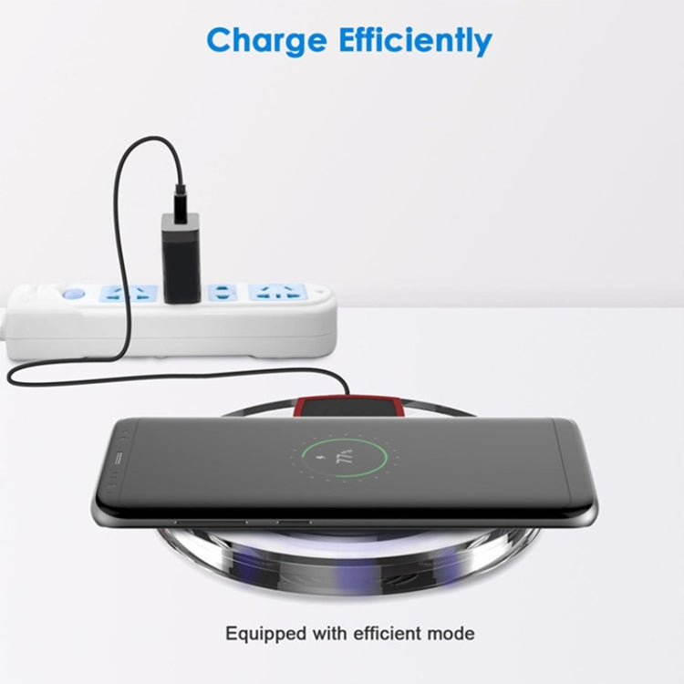 Chargeur sans fil Qi standard FANTASY, FANTASY Noir