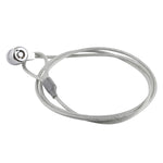 Câble antivol de sécurité avec serrure pour ordinateur portable, ordinateur de bureau, PC, longueur : environ 1,2 m, longueur : 1,2 m