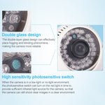 Caméra infrarouge couleur CMOS 420TVL avec objectif 3,6 mm, matériau ABS, 36 LED, distance IR : 20 m, 36 LED