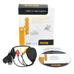Boîtier d'acquisition vidéo USB 2.0 Ezcap, compatible avec le format d'enregistrement MPEG-2, systèmes TV : PAL/NTSC