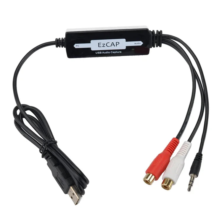 Ezcap216 Boîtier d'acquisition audio USB, Format d'enregistrement : Wave / MP3