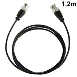 Câble BNC mâle vers BNC mâle pour caméra de surveillance, longueur : 1,2 m, 1,2 m