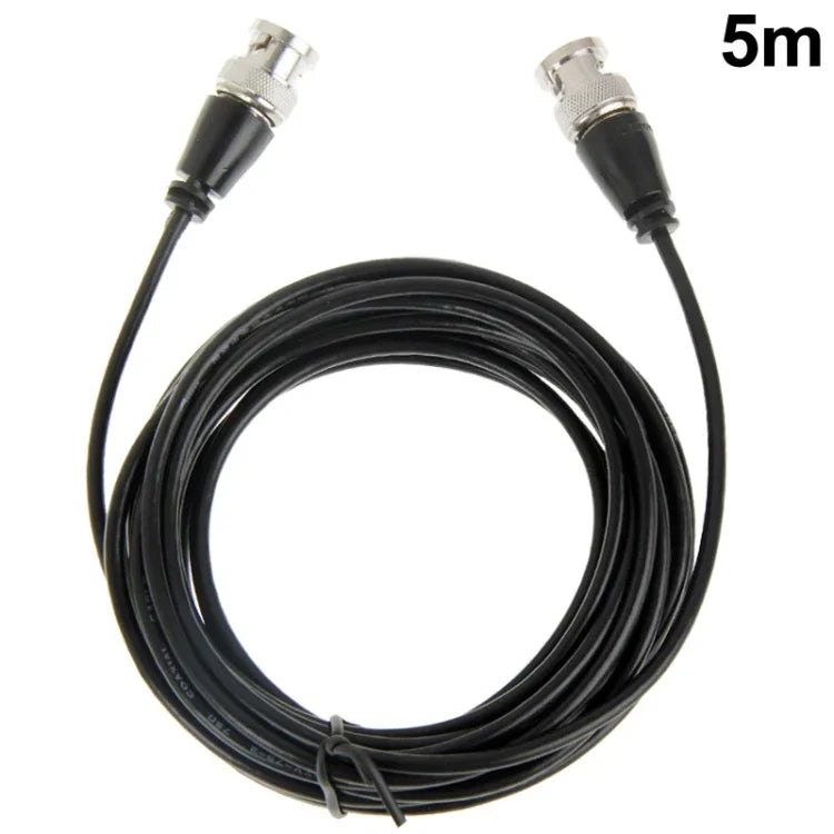 Câble BNC mâle vers BNC mâle pour caméra de surveillance, longueur : 5m, 5m