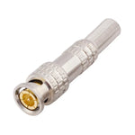 5 Pcs Connecteur BNC mâle vers femelle sans soudure en cuivre, BNC mâle vers femelle