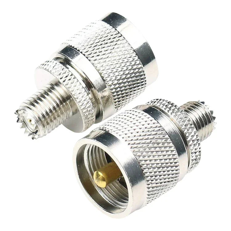 Adaptateur coaxial RF UHF mâle vers Mini UHF femelle, UHF mâle vers Mini UHF femelle