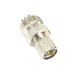 Adaptateur coaxial RF Mini UHF mâle vers UHF femelle, UHF mâle vers UHF femelle