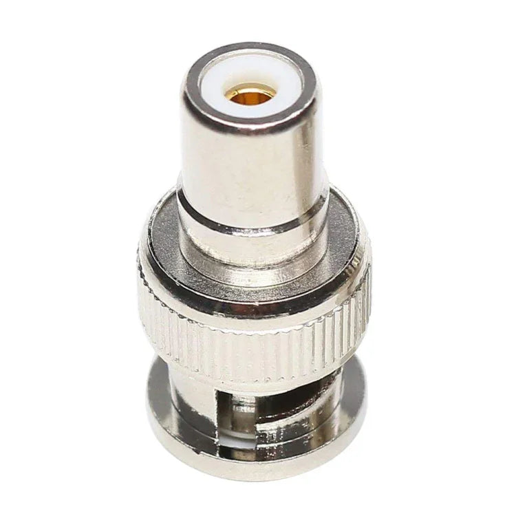 Connecteur BNC mâle vers RCA femelle Adaptateur de câble coaxial, mâle vers RCA