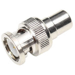 Connecteur BNC mâle vers RCA femelle Adaptateur de câble coaxial, mâle vers RCA
