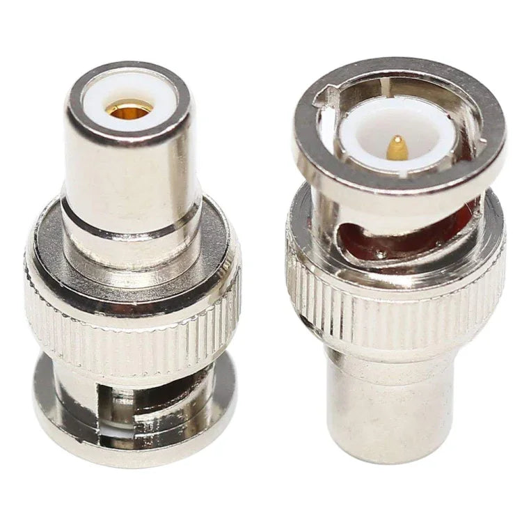 Connecteur BNC mâle vers RCA femelle Adaptateur de câble coaxial, mâle vers RCA
