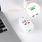 Adaptateur de voyage universel tout-en-un (prise EU + AU + UK + US), adaptateur de voyage