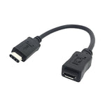 Câble CY-201 USB 3.1 Type-C Mâle vers Micro USB 2.0 Femelle pour Nokia N1, Longueur du câble : 20cm