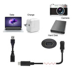 Câble CY-201 USB 3.1 Type-C Mâle vers Micro USB 2.0 Femelle pour Nokia N1, Longueur du câble : 20cm
