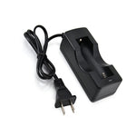 Chargeur de batterie pour 18650, sortie : 4,2 V/650 mA, prise US, 650 mA avec câble