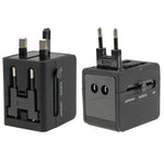 Adaptateur universel de voyage international 2,1 A 2-USB EU / AU / UK / US, 2,1 A