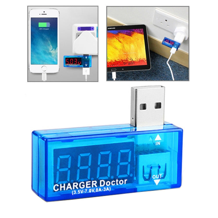 Testeur de tension et courant USB pour téléphones mobiles / tablettes, USB Voltage-KW-201