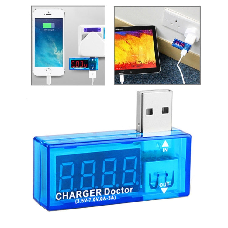 Testeur de tension et courant USB pour téléphones mobiles / tablettes, USB Voltage-KW-201