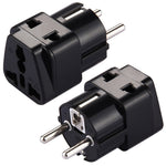Adaptateur de prise WD-9, adaptateur secteur de voyage avec prise Europe
