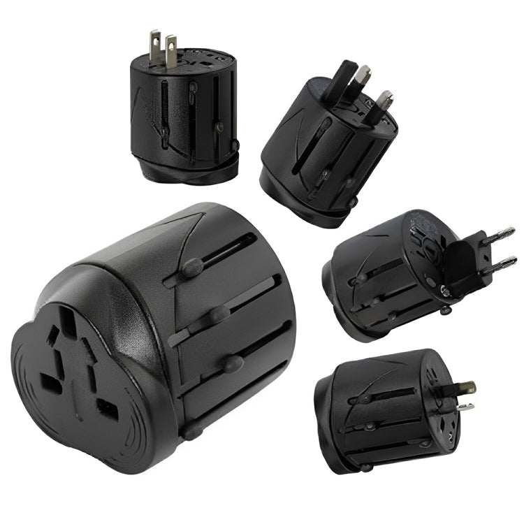 Adaptateur universel de voyage tout-en-un EU + AU + UK + US, taille : 60 x 58 x 56mm