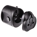 Adaptateur universel de voyage tout-en-un EU + AU + UK + US, taille : 60 x 58 x 56mm