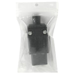Adaptateur de prise secteur universelle de voyage mâle à 3 broches, mâle à 3 broches