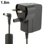 Adaptateur secteur de haute qualité prise UK AC 100-240V vers DC 5V 2A, embouts : 5.5 x 2.5mm, longueur de câble : 1.8m