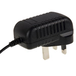 Adaptateur secteur prise UK AC 100-240V vers DC 6V 2A, embouts : 5,5 x 2,1 mm, longueur du câble : environ 1,2 m, prise UK DC 6V 2A