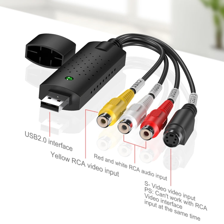 Clé USB d'acquisition et d'édition vidéo (Easy CAP), supporte les formats de compression MPEG-1/MPEG-2, puce : MA2106, DC60, puce EM2860, puce MA2106