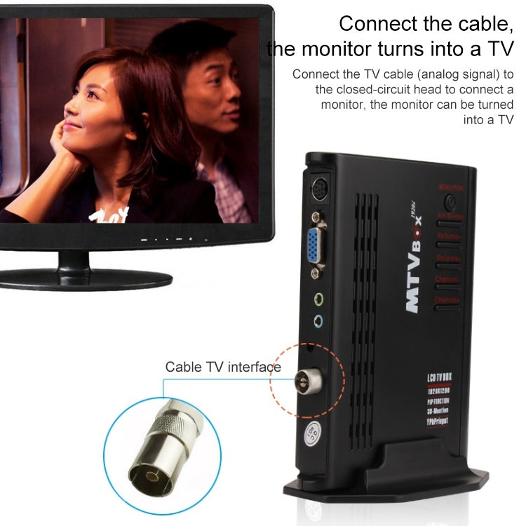 Boîtier TV LCD HD avec télécommande, TV (PAL-BG+PAL-DK)