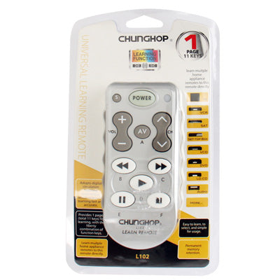 Télécommande universelle ChunGhop Learning L102, L102