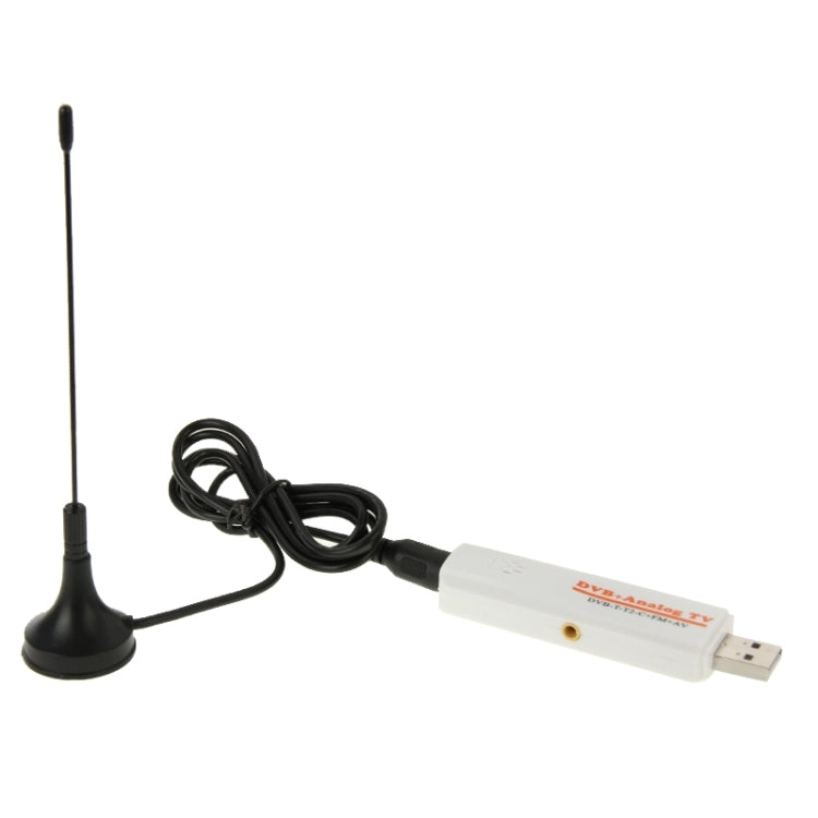 Mini clé TV numérique double module USB 2.0, support FM + AV + DVB-T / T2 / C, DVB-T/T2/C