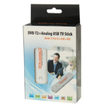 Mini clé TV numérique double module USB 2.0, support FM + AV + DVB-T / T2 / C, DVB-T/T2/C