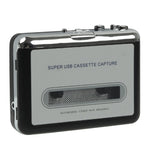 Convertisseur cassette USB super pour PC vers MP3, lecteur audio, cassette vers MP3 noir