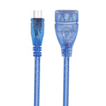 Câble adaptateur convertisseur OTG Micro USB mâle vers USB 2.0 femelle, longueur 29cm