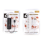 Hub USB 2.0 à 4 ports avec 4 interrupteurs, 4 ports avec 4 interrupteurs (noir), 4 ports avec 4 interrupteurs (blanc)