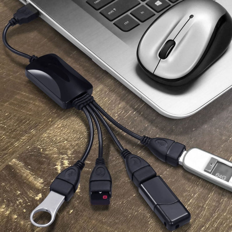Hub câble USB 2.0 universel à 4 ports 480Mbps haute vitesse pour PC