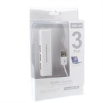 Carte adaptateur réseau USB 1 port avec hub USB 3 ports vers RJ45 femelle Ethernet LAN, USB 2.0
