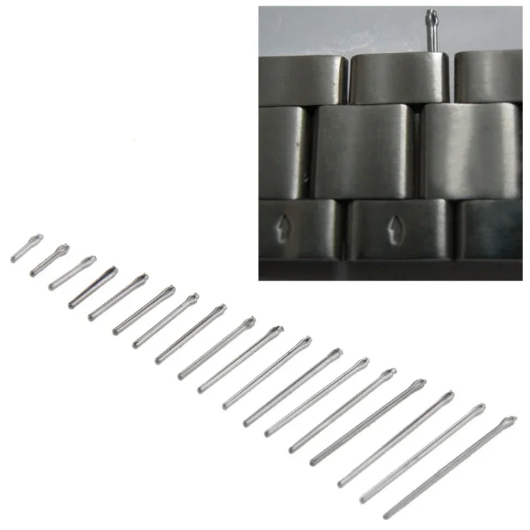 Axe de fixation en acier pour bracelet de montre 6-23mm / outil de réparation de bracelet, 6-23mm